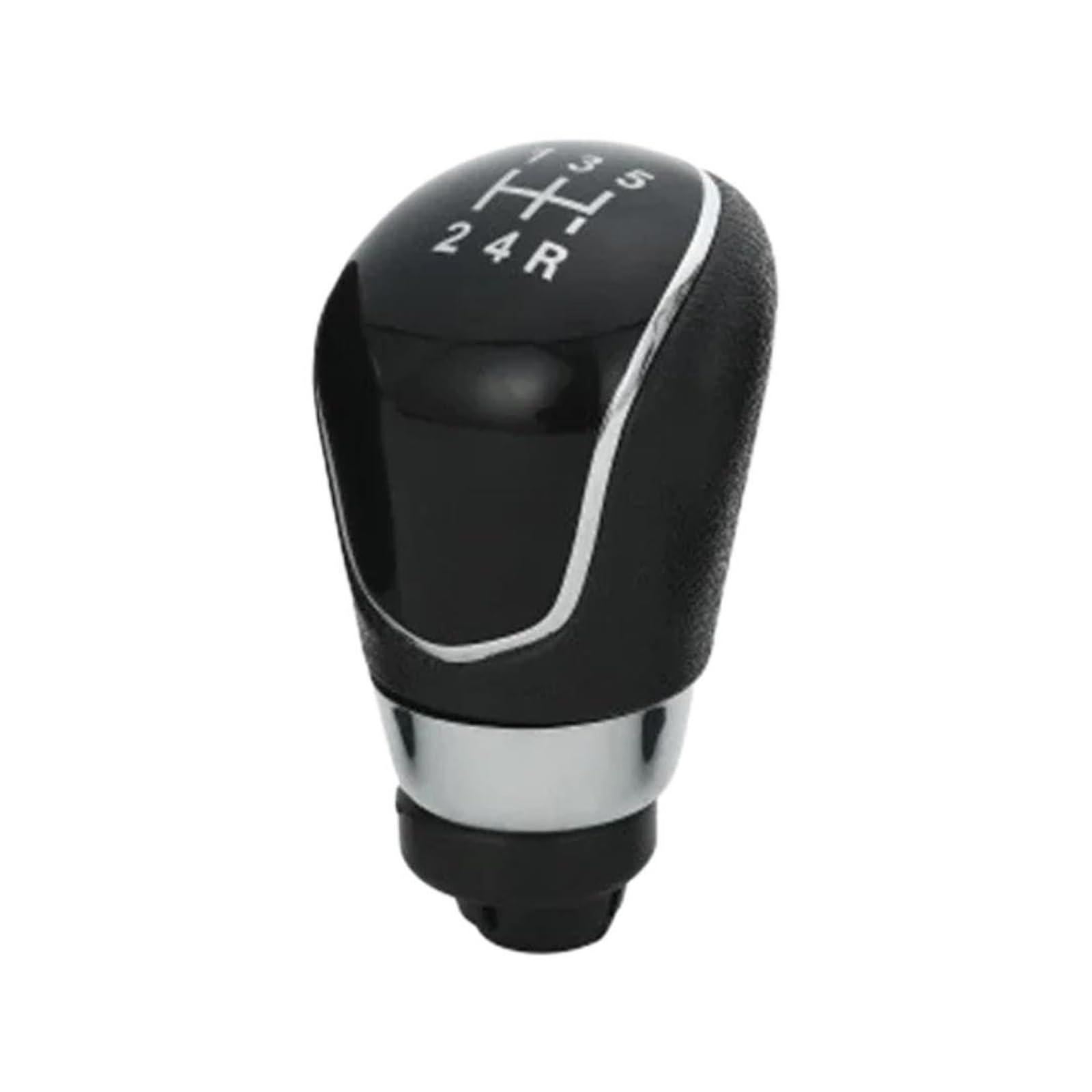 Lozopmtmld 5-Speed Black Knob Gear Stick Knob For Fiesta Gear Shift Knob Shifter Lever Stick Gaiter Boot