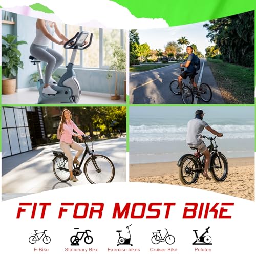 Image of BUCKLOS Wide Bike Seat for Men Women Ebike Seats Comfort Extra Large Comfortable Bicycle Seats Saddle for Ebike /Crusier /Exercise /Peloton Bike