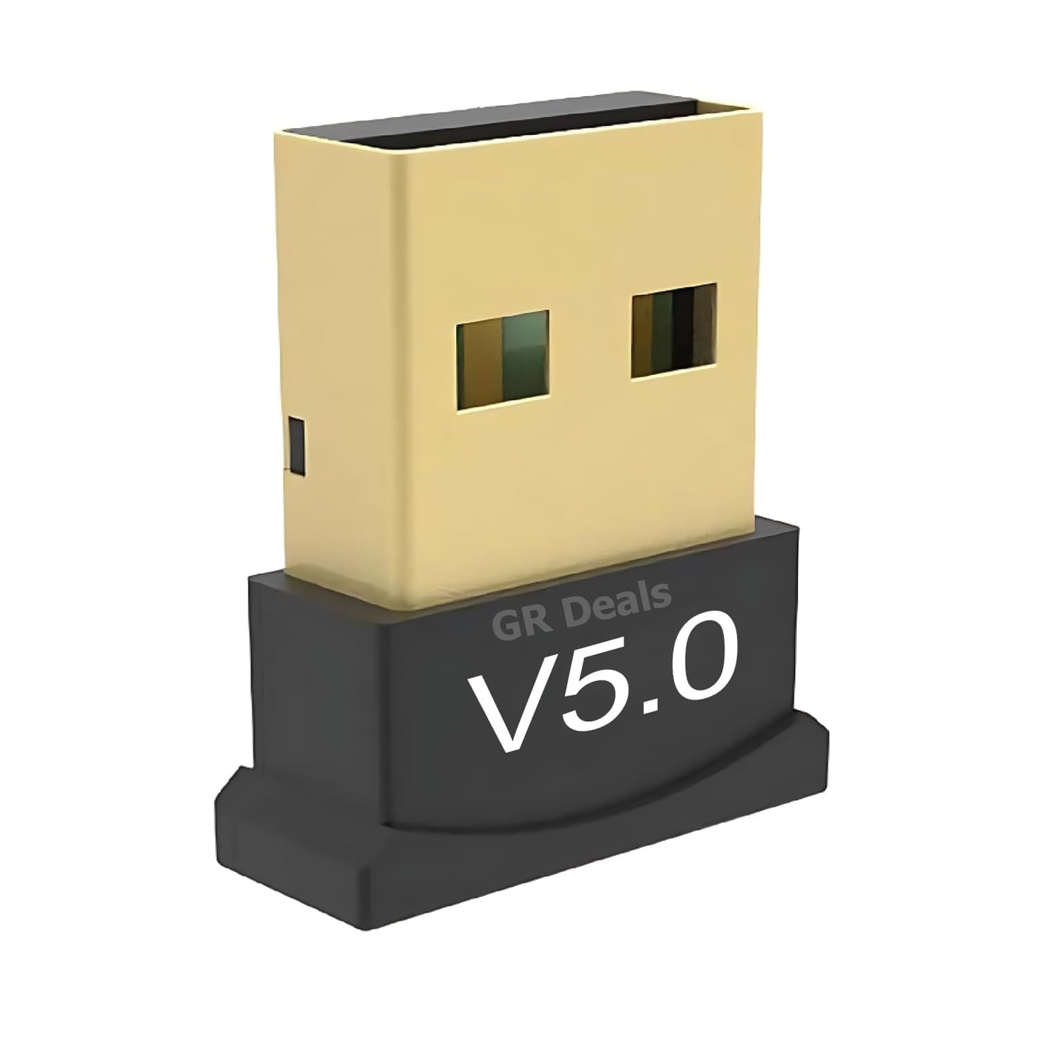 USB Bluetooth Adapter for PC, 5.0 Bluetooth Dongle Receiver Supports Windows 11/10/8.1/7 for Desktop, Laptop, Mouse, Keyboard, Printers, Headsets, Speakers, Gaming Controllers. (Black).