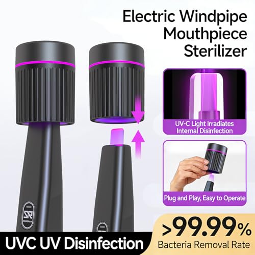 Outil LED UVC pour embouts de trompette élimine humidité et odeurs