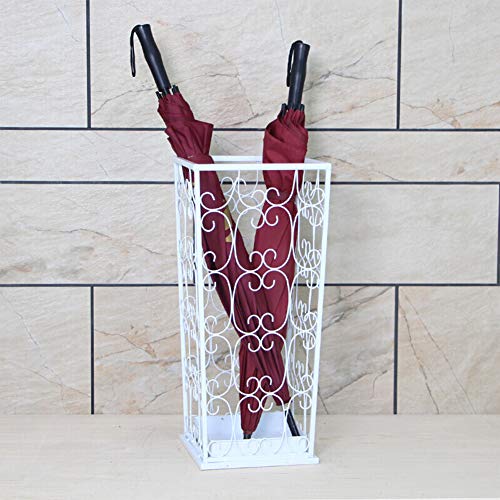 BAIYIQ Porte-parapluie, porte-parapluie intérieur, entrée de parapluie, hôtel européen pour la maison, le hall d’hôtel, la pluie, etc., Matériau, blanc, size Cover