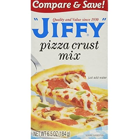 Jiffy Pizza Crust Mix, 6.5 Ounce (Pack of 6) Cover