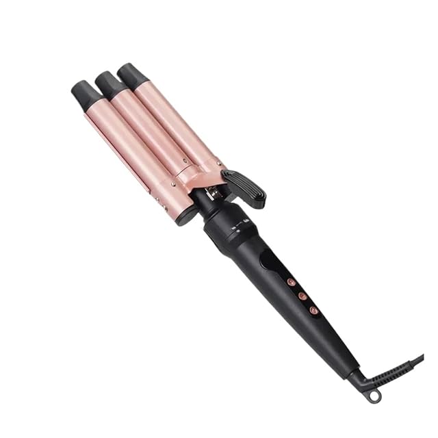 Generic Compatible for 5-in-1 Triple Barrel Curling Iron Set - Fast Heating Hair Waver Wand for Beautiful Curls