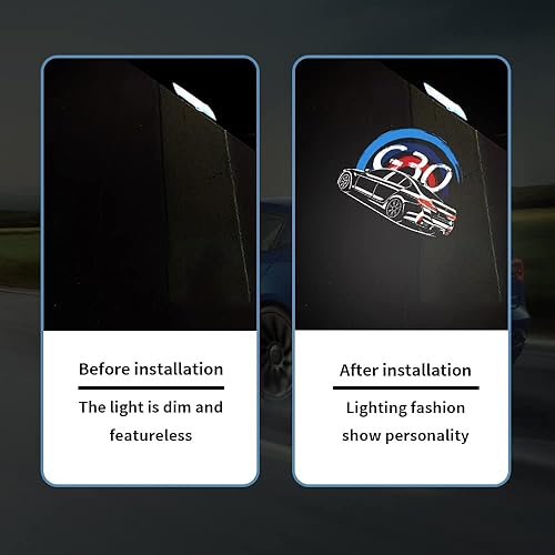 Miniatura 3 de uuakarin 2 luces con logotipo para puerta de automóvil compatibles con BMW Serie 5 G30 520 530 540 518 525, accesorios de automóvil, luz LED de