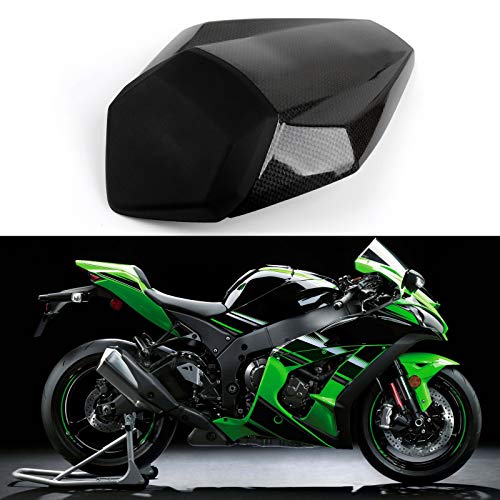 Topteng Motorcycle Rear Seat Cowl Passenger Pillion Fairing Tail Cover for Kawasaki Ninja ZX-10R 2016-2018 for Kawasaki Ninja ZX-10R ABS 2016-2018