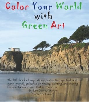 Paperback Color Your World with Green Art Book