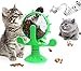 KINGLEAD Giocattolo del Gatto del Mulino a Vento, Gioco Rotante per Gatto,Giradischi per Mulino a Vento Giocattoli per Gatti,Giocattolo interattivo per Gatti,Giocattolo Puzzle con Ventosa per i Cani