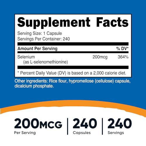 Nutricost Selenium L-Selenomethionine Capsules