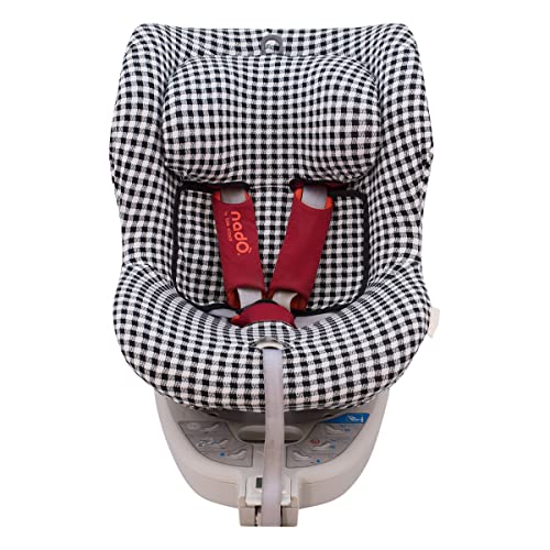 Housse de siège auto bébé en coton pour des trajets d'été frais