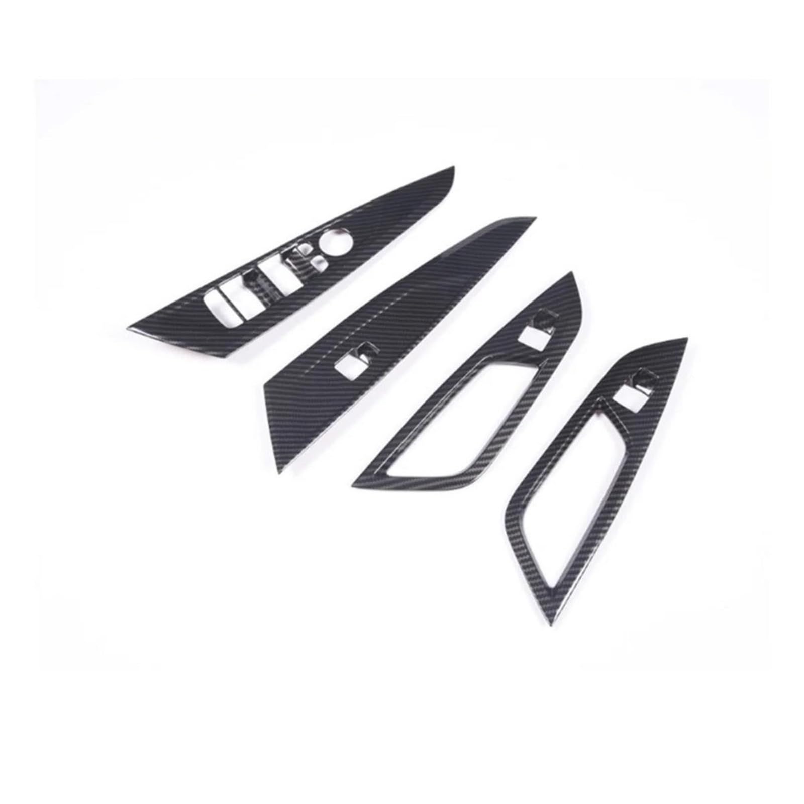 Autocollants intérieur voiture Pour BMW Série 4 G22 2021 2022 Autocollant Couvercle Bouton Commutation Levage Vitre Porte Voiture Accessoires Cadre Garniture