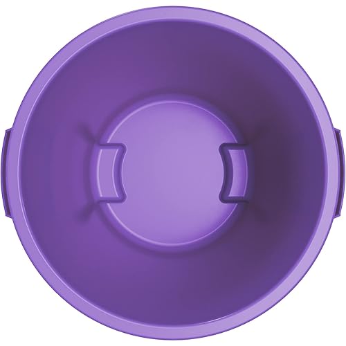 Miniatura 5 de Carlisle FoodService Products Bronco - Bote de basura redondo de 10 galones, color morado, paquete de 1