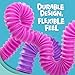 BUNMO Pop Tubes – Large 4-Pack Sensory & Fidget Tubes for Kids 3+ | Stretch, Connect & Pop | Creative STEM Play & Fine-Motor Practice | Vibrant Colors | Non-Mouthable Toy