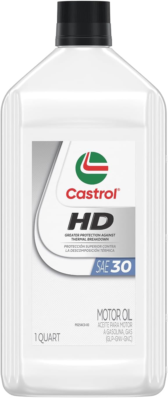 Castrol HD-30 Motor Oil, 1 Quart, Pack of 6