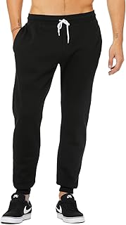 Bella + Canvas Unisex Jogger Sweatpant L BLACK