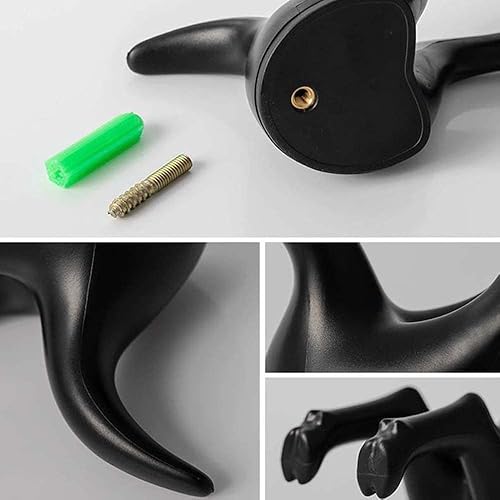 Miniatura 5 de Ganchos de cola de perro, gancho para colgar en la pared, gancho para puerta, sombrero, abrigo, llave, correa, toallero, soporte para llaves para