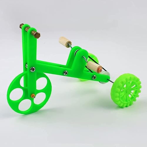 Miniatura 6 de Juguete de entrenamiento de inteligencia de pájaros, juguete de bicicleta para pájaro pequeño y mediano, juguete educativo de truco de mesa, juguete