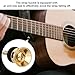 6pcs Guitar Strap Button Locks, Alloy Strap Locks Pins with Mounting Screws Anti Slipping Instrument Accessories Parts for Electric Guitar Ukulele Bass