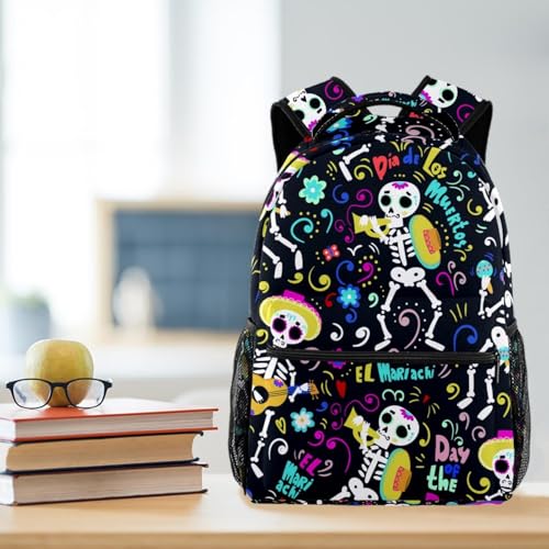 Sac à dos de voyage multicolore crânes pour affirmer son style - 5