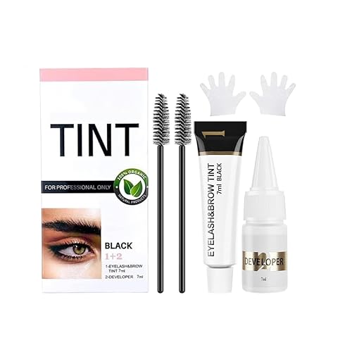 MXNSLWA Kit de color de pestañas, kit de color de cejas y pestañas, resultados instantáneos, kit de color profesional para el cabello que dura 6 disponible en Yaxa Colombia