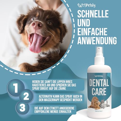 Dentalspray für Hunde und Katzen von Petsly