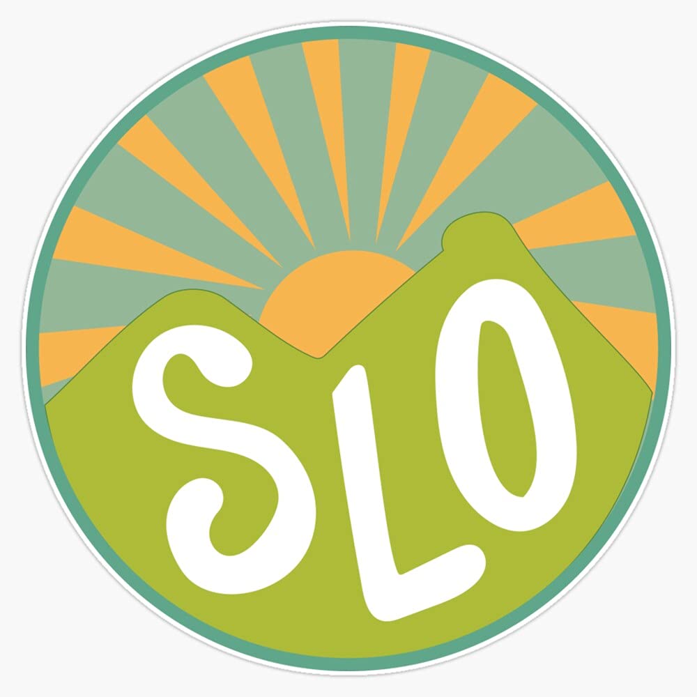 San Luis Obispo Vinyl Sticker Waterproof Bumper Sticker Laptop Window Decal 5"