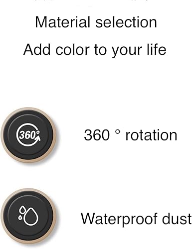 Miniatura 6 de Caja de almacenamiento de brochas de maquillaje, cubo giratorio de 360 para un fácil acceso y almacenamiento adicional para artículos de tocador