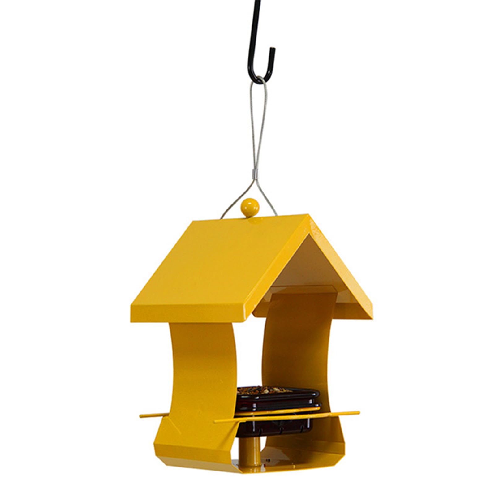 Esterno Mangiatoia per uccelli da esterno Appeso Mangiatoia da campo a prova di pioggia Balcone Villa Scatola per alimenti per uccelli Bird Feeder