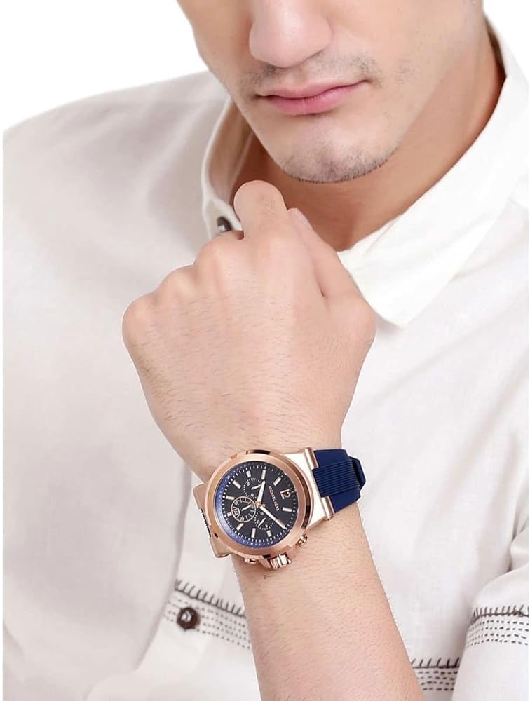 Buy Michael Kors Dylan Chronograph Navy Dial Men's Watch MK8295 at