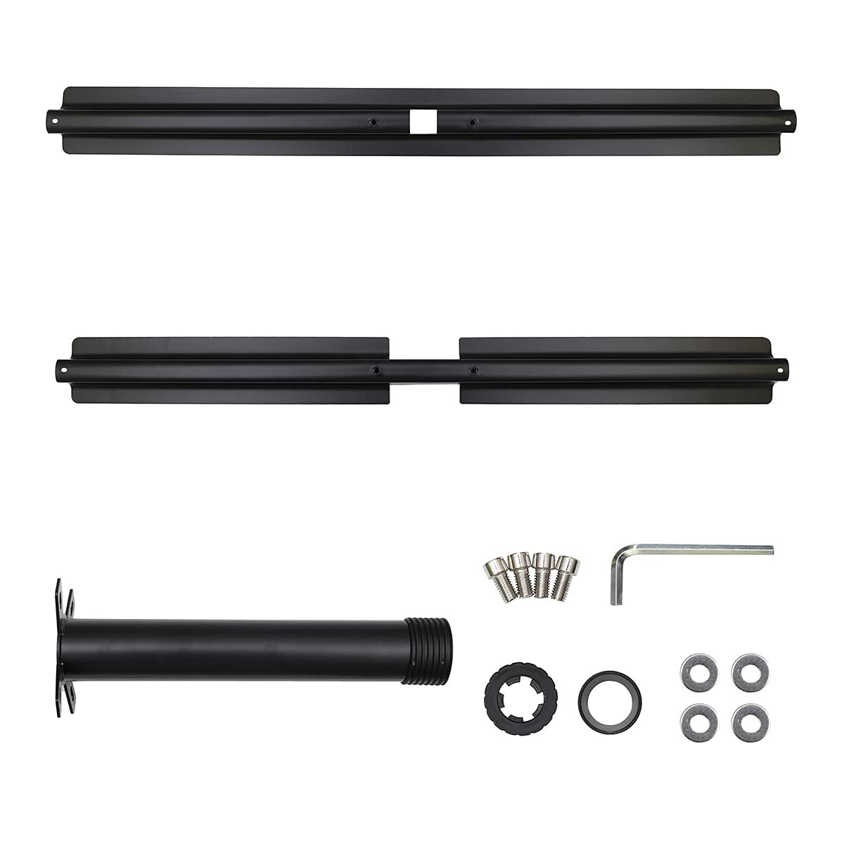 Sekey Schirmständer Platten Plattenständer für Schirmstöcke bis 38-48 mm,passend für Wegeplatten/Schirmständer（Lieferung ohne Platten）,Schwarz