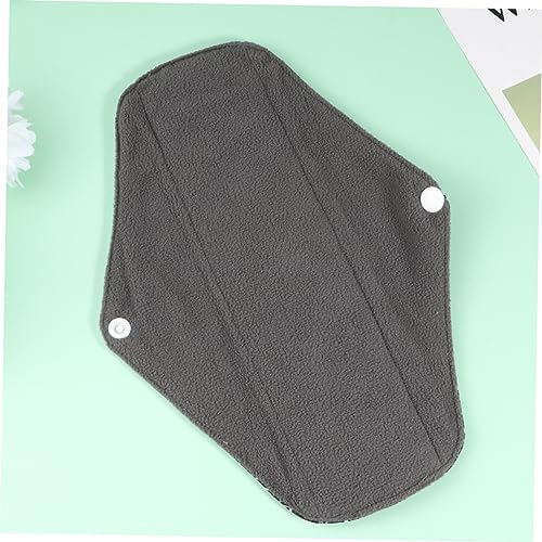 Didiseaon 15 Peças almofada de carvão de bambu mulheres cômoda pano feminino reutilizável absorvente