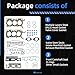 Loautong Head Gasket Set,HS26487PT-2,for Ford Edge 11-18,for Explorer 11-19,for Flex 13-19,for Taurus 13-19,for Police Interceptor Sedan 13-19,for 3.5L 3496Cc 213Cid 24V V6, Vin Code 8 C,VS50814R