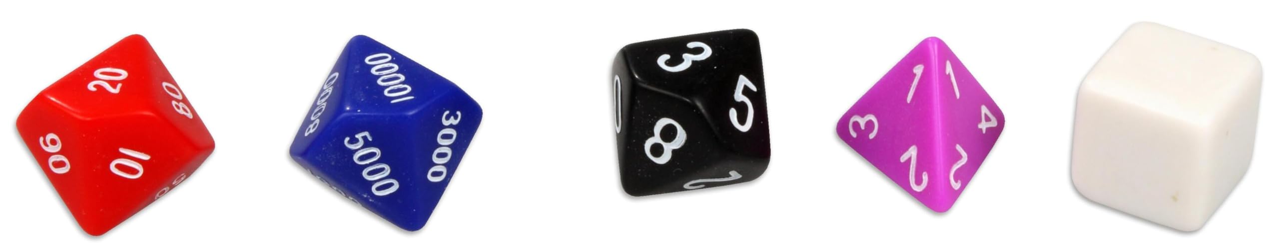 Edu Science Polyhedra Dice Set 75145