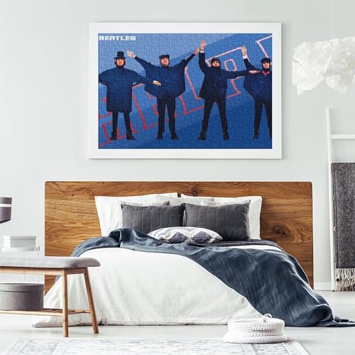 Puzzles 500 pièces pour Adultes Les Beatles Puzzles pour Adultes Puzzle en Bois Puzzles Amusants en Famille (52x38cm) - Les Beatles, Paul McCartney, John Lennon, RIngo Starr, George Harrison Puzzles 500 pièces pour Adultes Les Beatles Puzzles pour Adultes Puzzle en Bois Puzzles Amusants en Famille (52x38cm) – Image 8