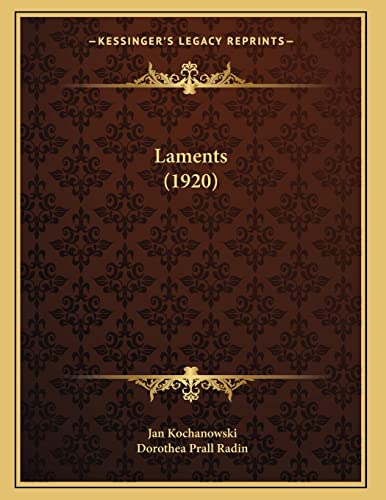 Laments (1920)