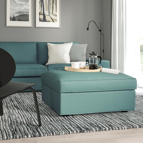 KIVIK Repose-pieds pour ranger les plaids du salon facilement