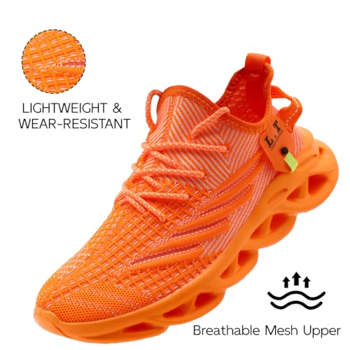 Image of EGMPDA Mens Shoes Running Slip On Tennis Walking Shoes Lightweight Breathable Sneakers for Gym Work Casual Soft Sole Trainers Non Slip Athletic Footwear