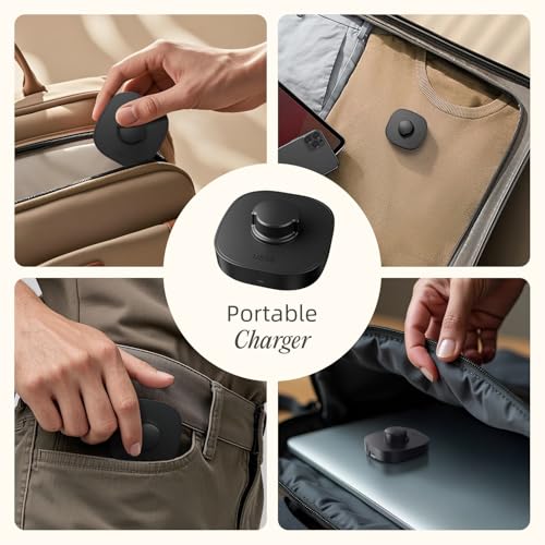 SOFTGAS Compatible with Oura Ring Gen3 Charger Size 9, Fast and Safe Charging Dock with USB-C Cable, Travel-Friendly Design for Smart Ring (Black) - Thumbnail 7