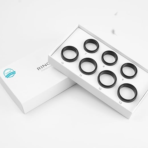 COLMI R02 Smart Ring, a Smart Ring for Women and Men, Supports Heart Rate, Blood Oxygen, Sleep Health Monitoring, Size First Sizing Kit. (Includes Ring Sizer Only)