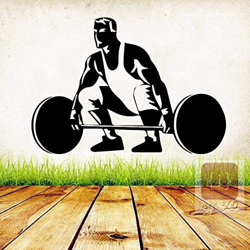 ARWY® Gym Wall Stickers Gym Stickers for Wall Large Size Dumbbell Lifting Sticker for Glass Door Bedroom Home Fitness Workout Vinyl Black Decals W x H 22 x 15 inch (B07PSBMLKK) Amazon Price History, Amazon Price Tracker