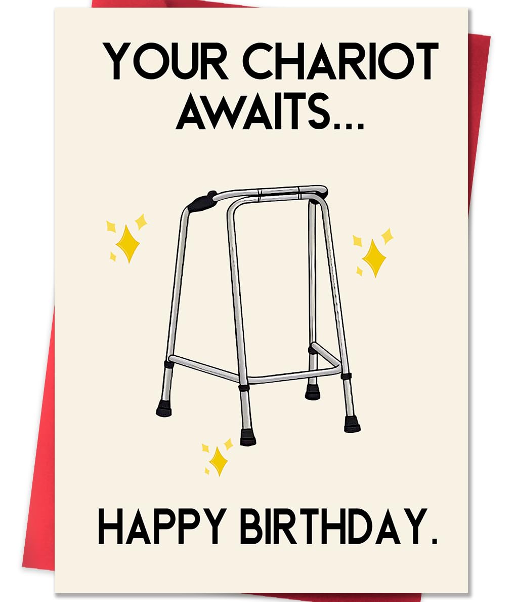 uugtcard Funny Birthday Cards for Women Men,Birthday Card for Husband Wife Dad Mom，Happy Birthday Gifts for Brother Sister Friends Family Him Her