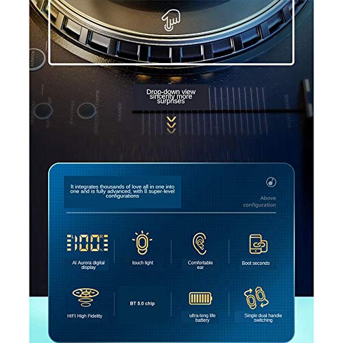 DECDEAL Fone de Ouvido Sem Fio BT5.0 Mini TWS Esportivos