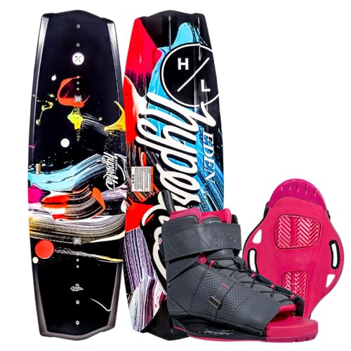 Hyperlite Eden Wakeboard Package, 130cm w/ Viva Bindings, Sizes 4-8.5