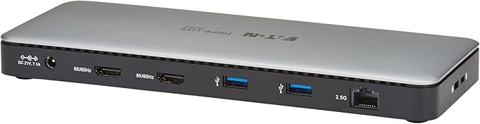 Docking Station Thunderbolt 4 Eaton Tripp Lite MTB4-DOCK01A 8K Dual Monitor miniatura 9