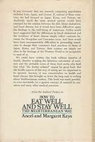 How to eat well and stay well the Mediterranean way 0385009062 Book Cover