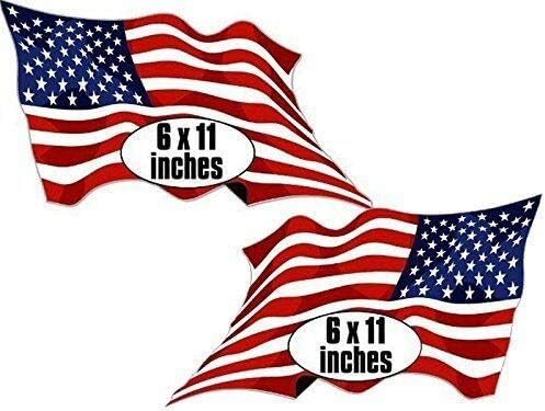 Amazon.com: MAGNET 2 Pack: 6x11 inch Forward & Reverse LARGE Waving ...