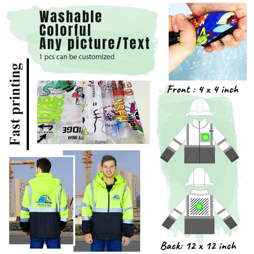 Hi-Vis Safety Jackets Custom Logo High Visibility Windbreaker Team Work Uniform3