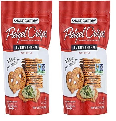 Snack Factory Pretzel Crisp Everything (Pack of 2)