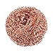Emiif 3 Pack Copper Wire Cleaning Ball Set Industrial Nozzle Scrubber Kitchen Scourer