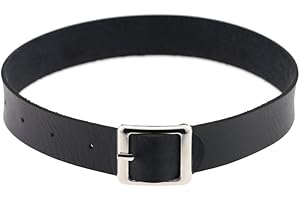 Tpocean Black Punk Leather Collar Choker Necklace, The Ultimate Choker for Stylish Rockers