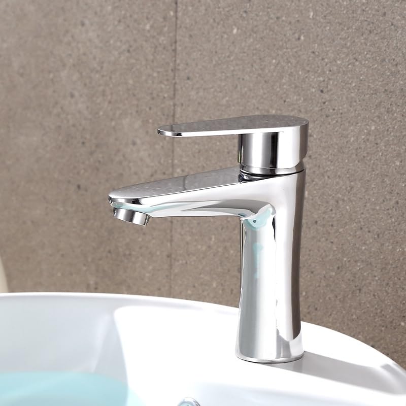 Lavabo en acier inoxydable vasque à poser avec robinet chaud et froid - 6